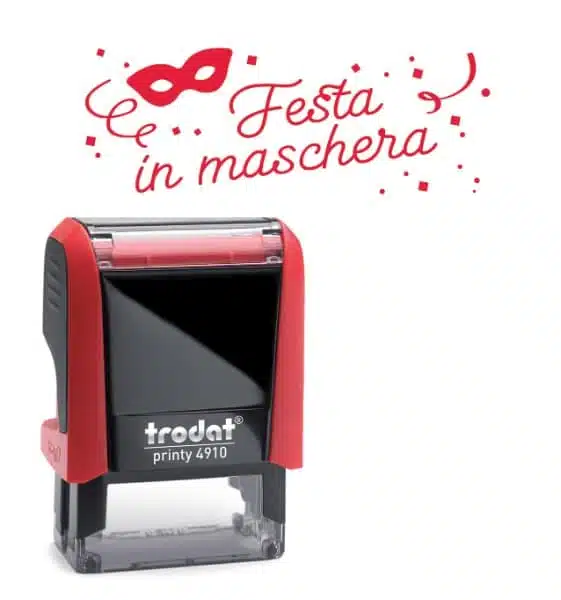 Trodat Printy 4910 mm. 26X9 – Festa in maschera